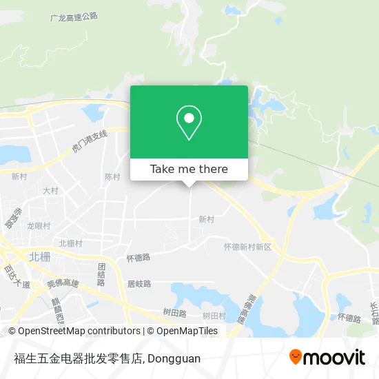 福生五金电器批发零售店 map