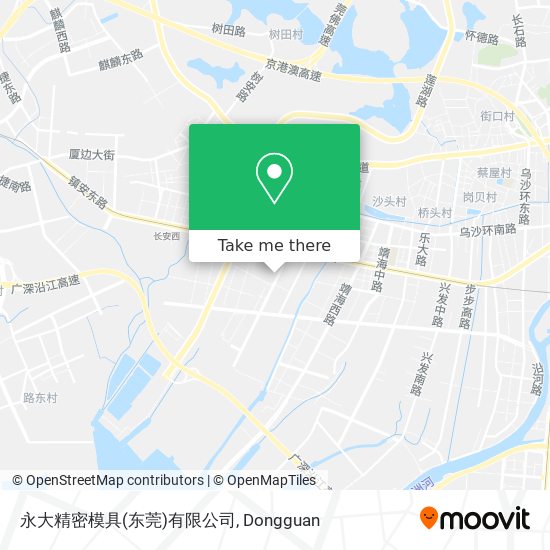 永大精密模具(东莞)有限公司 map