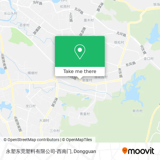 永塑东莞塑料有限公司-西南门 map