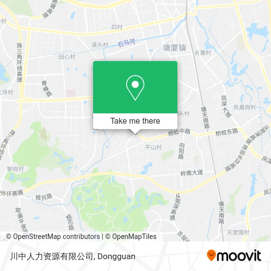 川中人力资源有限公司 map