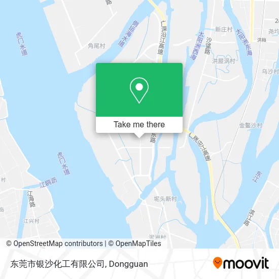 东莞市银沙化工有限公司 map