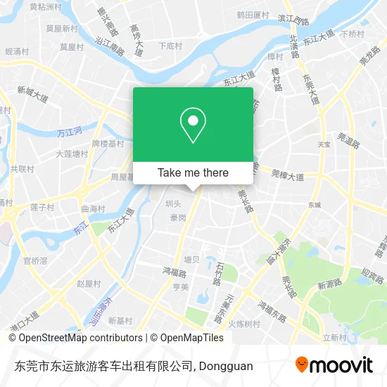 东莞市东运旅游客车出租有限公司 map