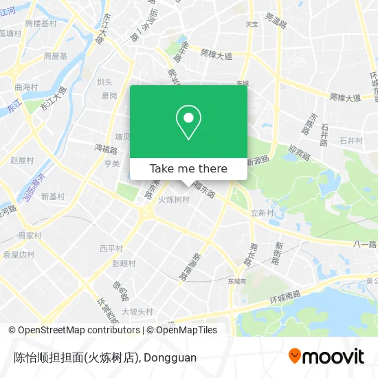 陈怡顺担担面(火炼树店) map