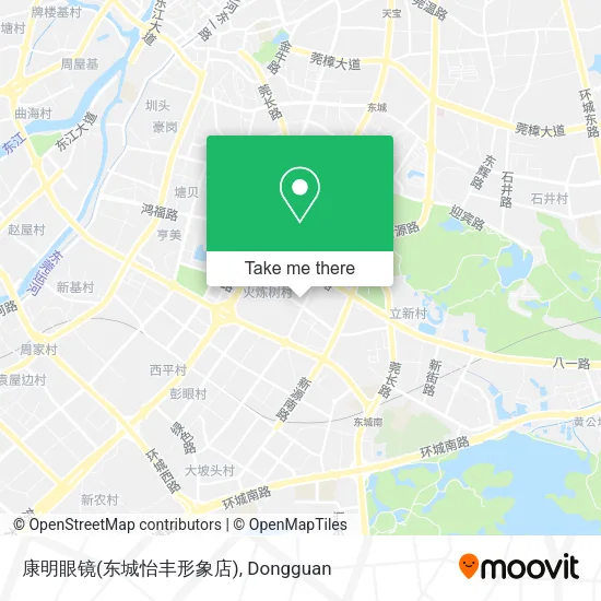 康明眼镜(东城怡丰形象店) map