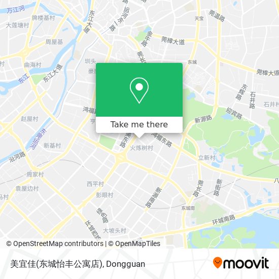 美宜佳(东城怡丰公寓店) map