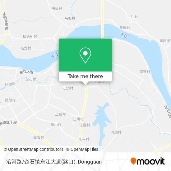 沿河路/企石镇东江大道(路口) map