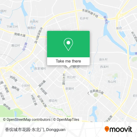 香缤城市花园-东北门 map