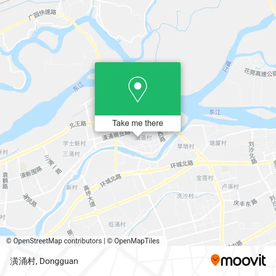 潢涌村 map