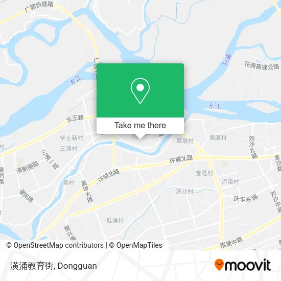 潢涌教育街 map