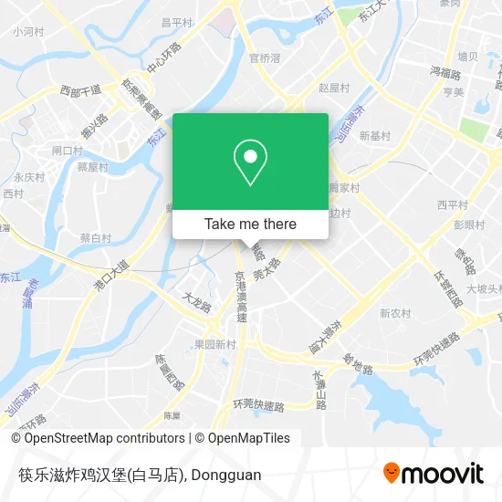 筷乐滋炸鸡汉堡(白马店) map