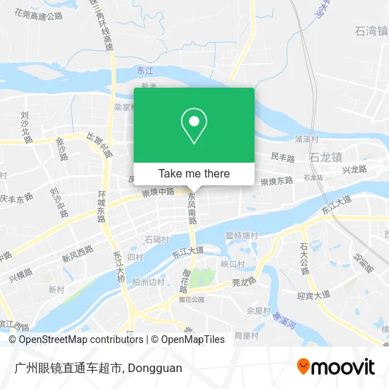 广州眼镜直通车超市 map