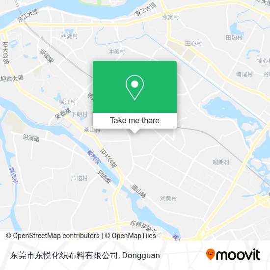 东莞市东悦化织布料有限公司 map