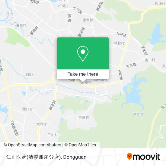 仁正医药(清溪谢屋分店) map