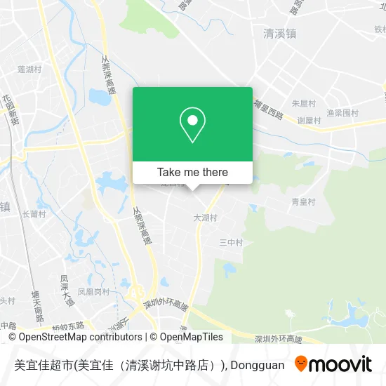 美宜佳超市(美宜佳（清溪谢坑中路店）) map