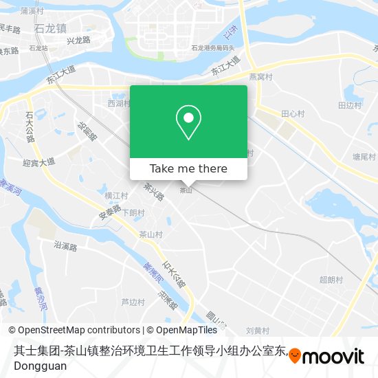 其士集团-茶山镇整治环境卫生工作领导小组办公室东 map