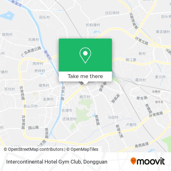Intercontinental Hotel Gym Club map