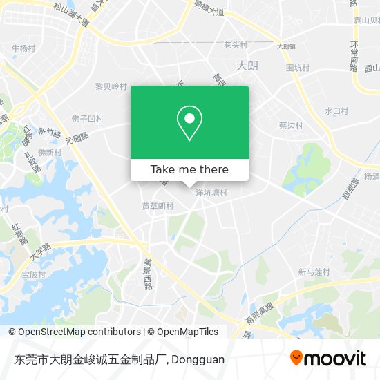 东莞市大朗金峻诚五金制品厂 map