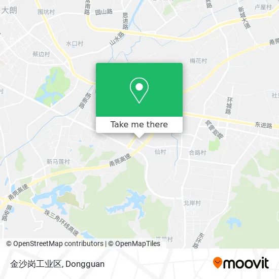金沙岗工业区 map