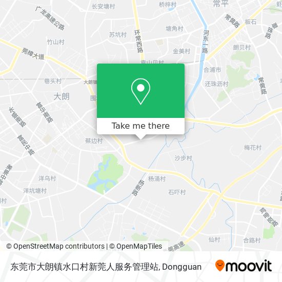 东莞市大朗镇水口村新莞人服务管理站 map