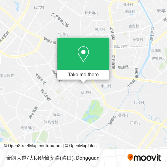 金朗大道/大朗镇怡安路(路口) map