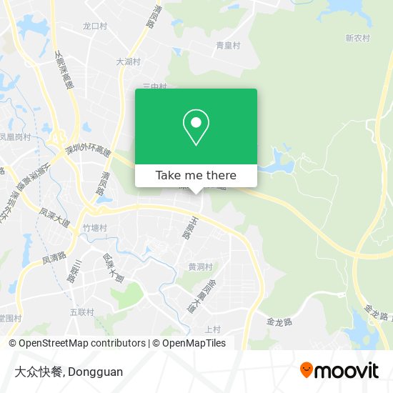 大众快餐 map
