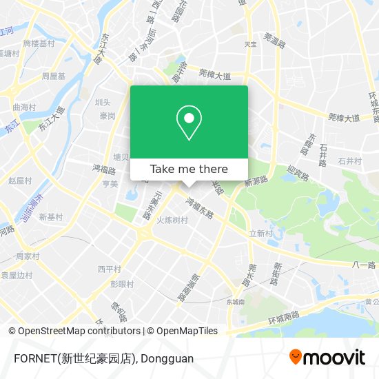 FORNET(新世纪豪园店) map