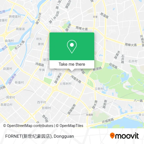 FORNET(新世纪豪园店) map