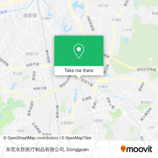 东莞永胜医疗制品有限公司 map