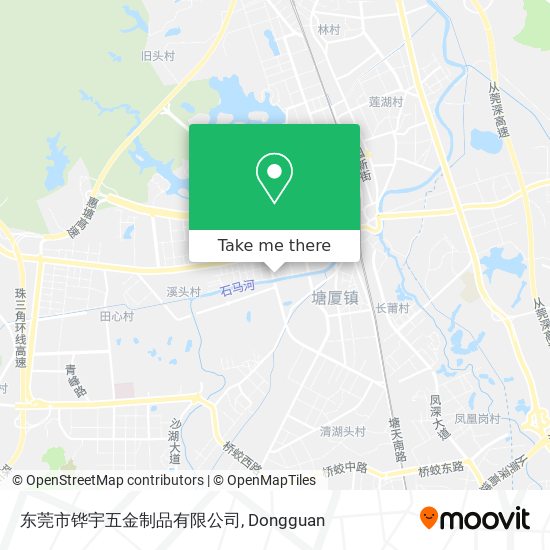 东莞市铧宇五金制品有限公司 map