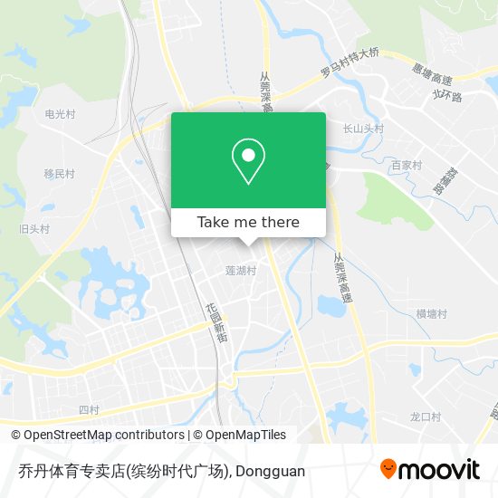 乔丹体育专卖店(缤纷时代广场) map