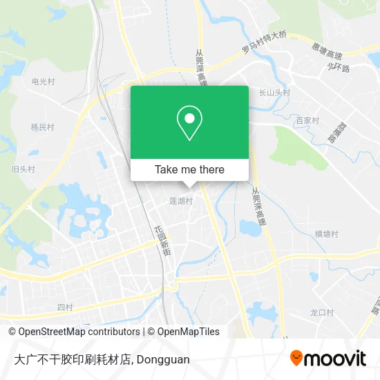 大广不干胶印刷耗材店 map