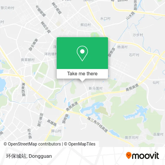 环保城站 map