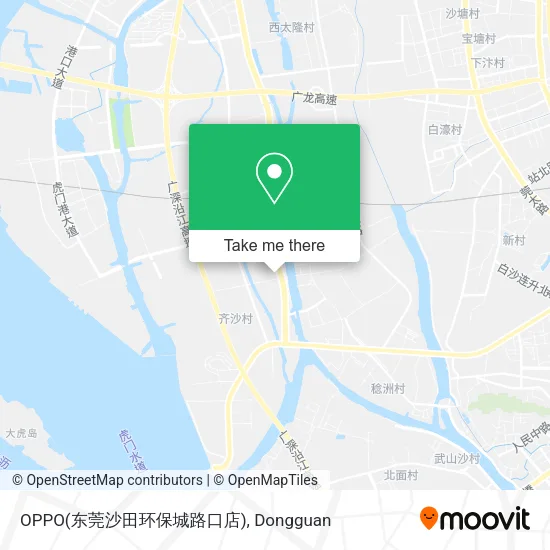 OPPO(东莞沙田环保城路口店) map