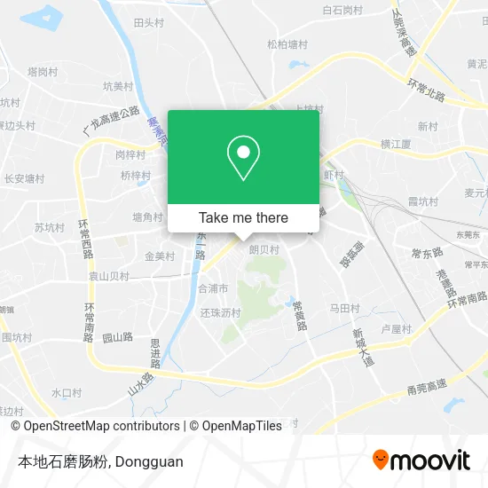 本地石磨肠粉 map