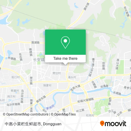中惠小菜栏生鲜超市 map