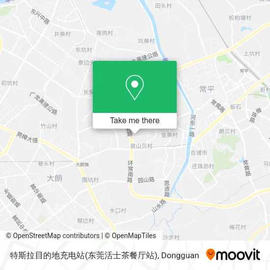特斯拉目的地充电站(东莞活士茶餐厅站) map