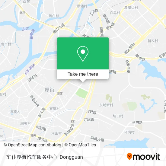 车仆厚街汽车服务中心 map