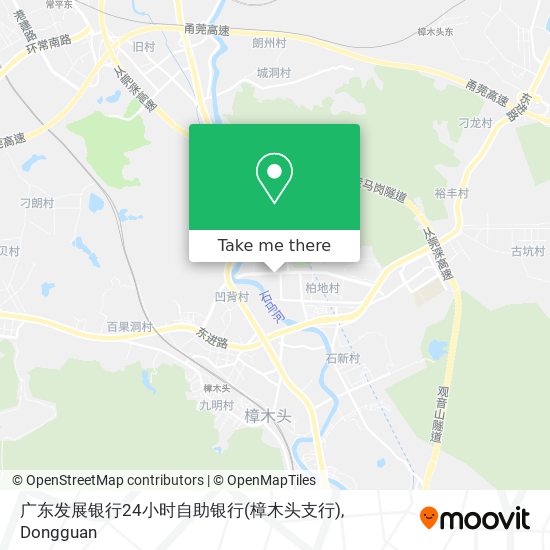 广东发展银行24小时自助银行(樟木头支行) map