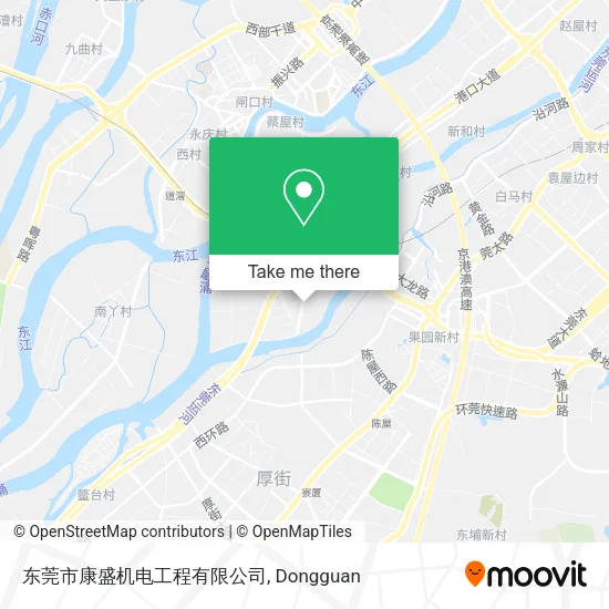 东莞市康盛机电工程有限公司 map