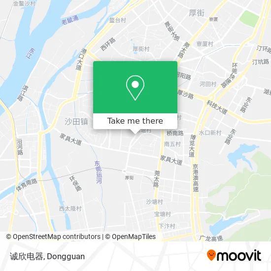 诚欣电器 map