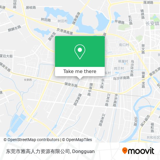 东莞市雅高人力资源有限公司 map