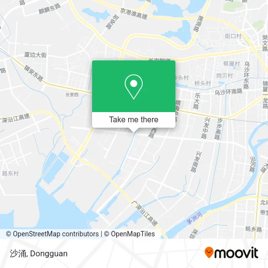 沙涌 map