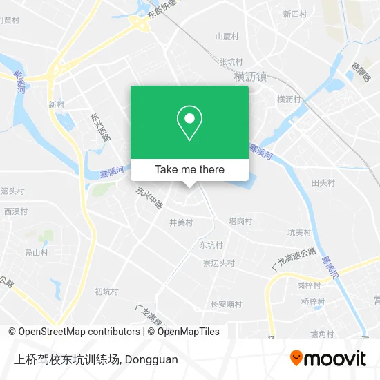 上桥驾校东坑训练场 map