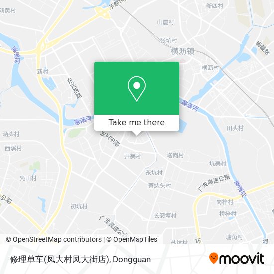 修理单车(凤大村凤大街店) map