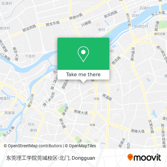 东莞理工学院莞城校区-北门 map