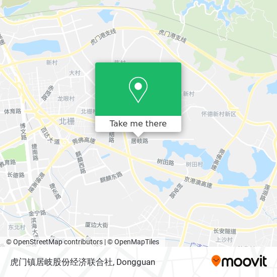 虎门镇居岐股份经济联合社 map