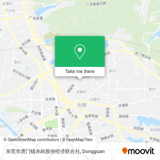 东莞市虎门镇赤岗股份经济联合社 map