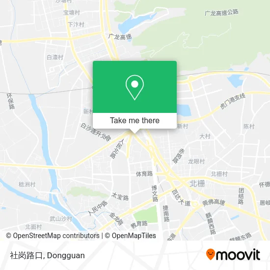 社岗路口 map