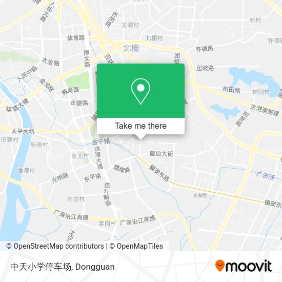 中天小学停车场 map