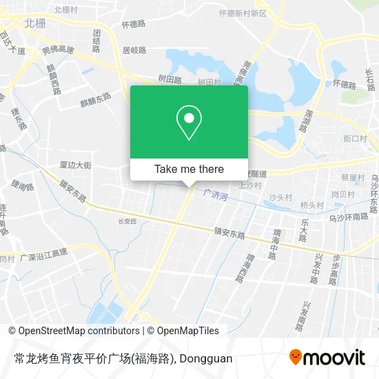 常龙烤鱼宵夜平价广场(福海路) map